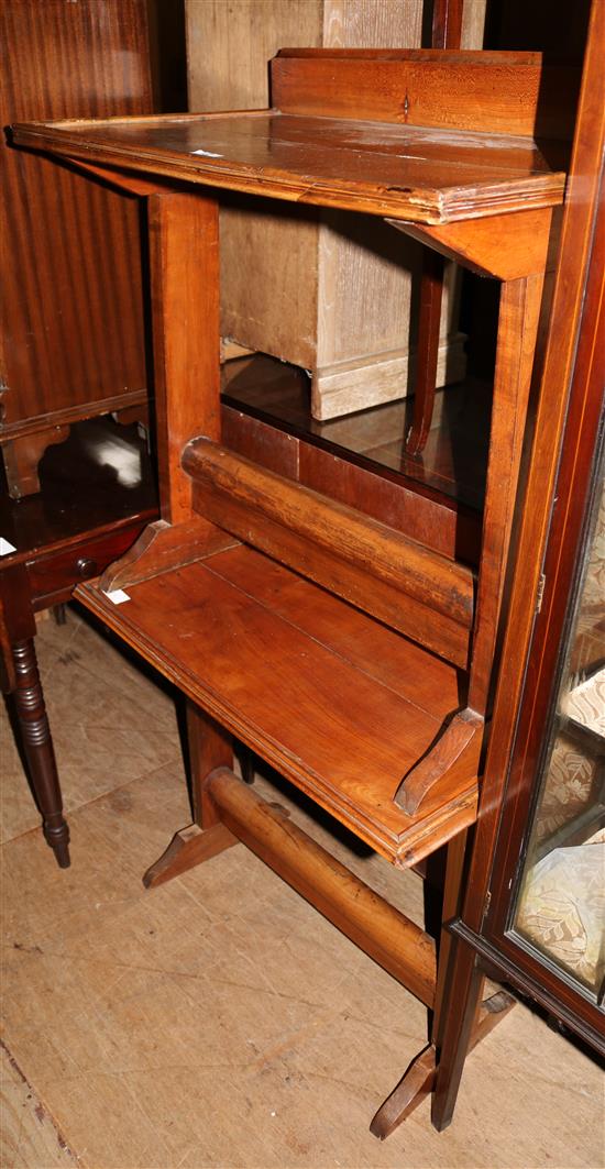 Pair of French cherrywood sidetables